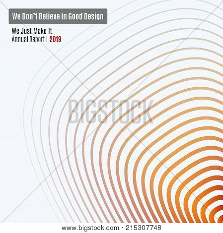 Abstract vector design elements for graphic layout. Modern business template with olourful round circle blend effect, abstract lines, decoration, joy, party, celebration, anniversary on background.