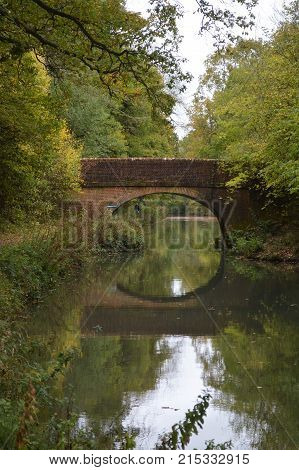 Bridge Over The Basingstoke Canal Hampshire near North Warnborough