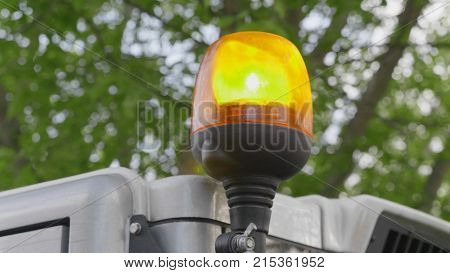 Light signal on special equipment orange light siren