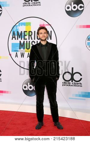 LOS ANGELES - NOV 19:  Zedd at the American Music Awards 2017 at Microsoft Theater on November 19, 2017 in Los Angeles, CA