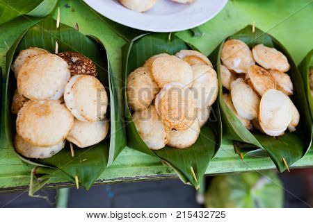 Thai Fresh Fried Coconut Cakes