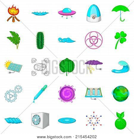Might icons set. Cartoon set of 25 might vector icons for web isolated on white background