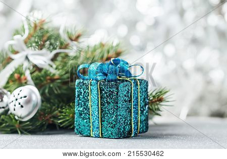 Silver Christmas Background