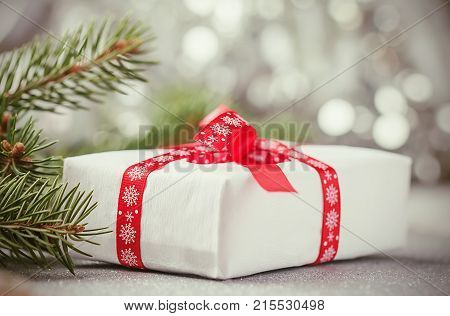 Silver Christmas Background