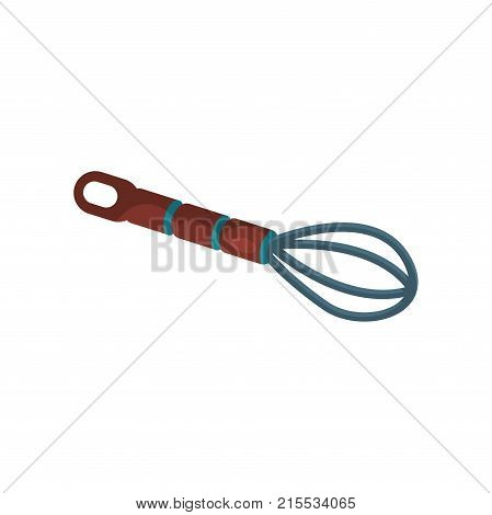 Whisk for whipping, kitchen equipment vector Illustration isolated on a white background