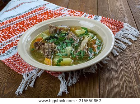 Serbian Lamb Vegetable Soup