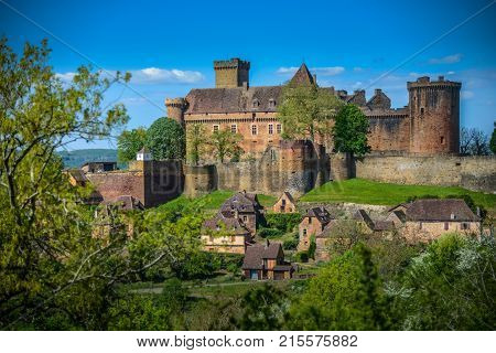Bretenoux Castelnau Medieval Castle, Lot, Quercy,dordogne France