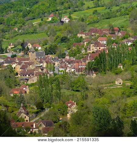 Beautiful French Village Chateau De Limargue Autoire France