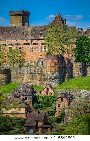 Bretenoux Castelnau Medieval Castle, Lot, Quercy,dordogne France