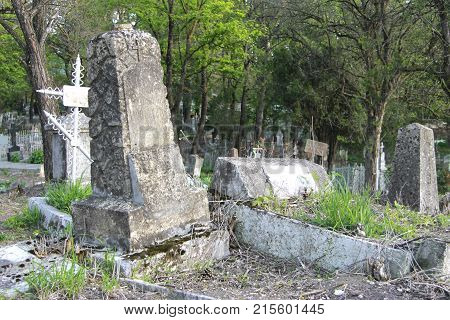 The Old cemetary. Historical part of Pyatigorsk