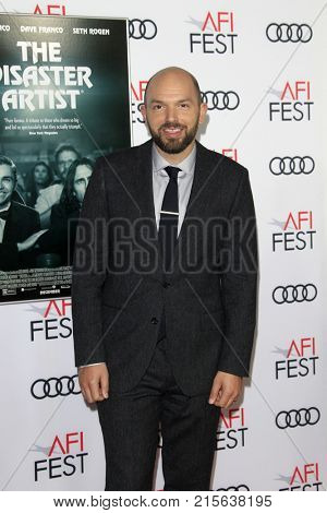 LOS ANGELES - NOV 12:  Paul Scheer at the AFI FEST 2017 