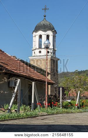 VELIKO TARNOVO, BULGARIA -  APRIL 11, 2017:  St. Nicholas Church  in city of Veliko Tarnovo, Bulgaria