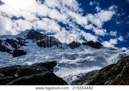 The beautiful mountains of Peru 
South America