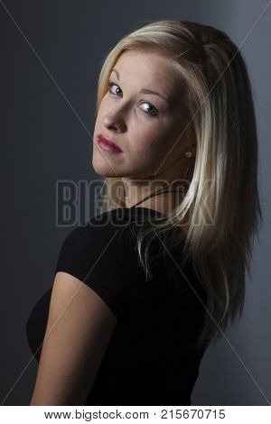 portrait of a young woman