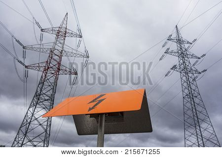 electricity of a power line