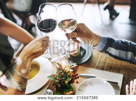Couple having a date night