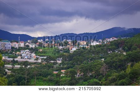 Cityscape Of Dalat, Vietnam