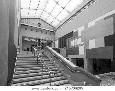 Tate Britain In London Black And White