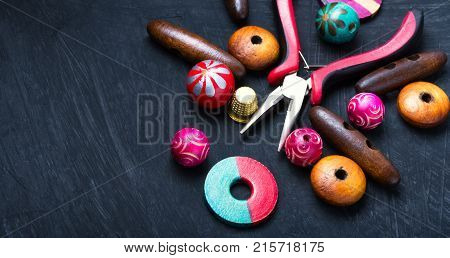 Bright Wooden Beads