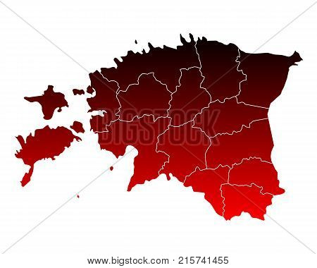 Map Of Estonia