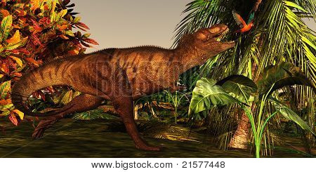 T-rex dzsungel