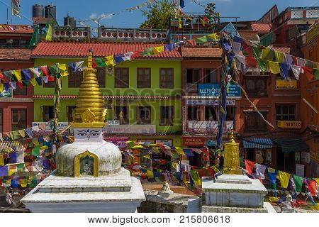 Boudanath Is The Biggest Stupa In Kathmandu, Nepal