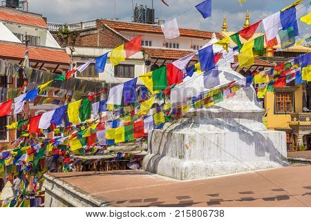 Boudanath Is The Biggest Stupa In Kathmandu, Nepal