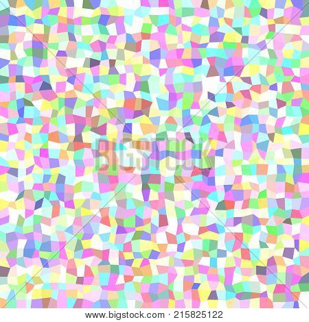 Abstract geometrical irregular rectangle mosaic background - polygonal vector graphic design from rectangles in colorful tones