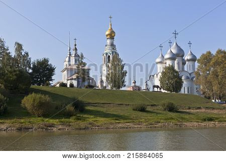 Sobornaya Gorka in the city Vologda, Russia