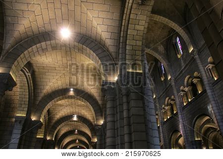 Monaco-ville, Monaco - July 11: Interior Of Saint Nicholas Cathedral On July 11, 2015 In Monaco-vill
