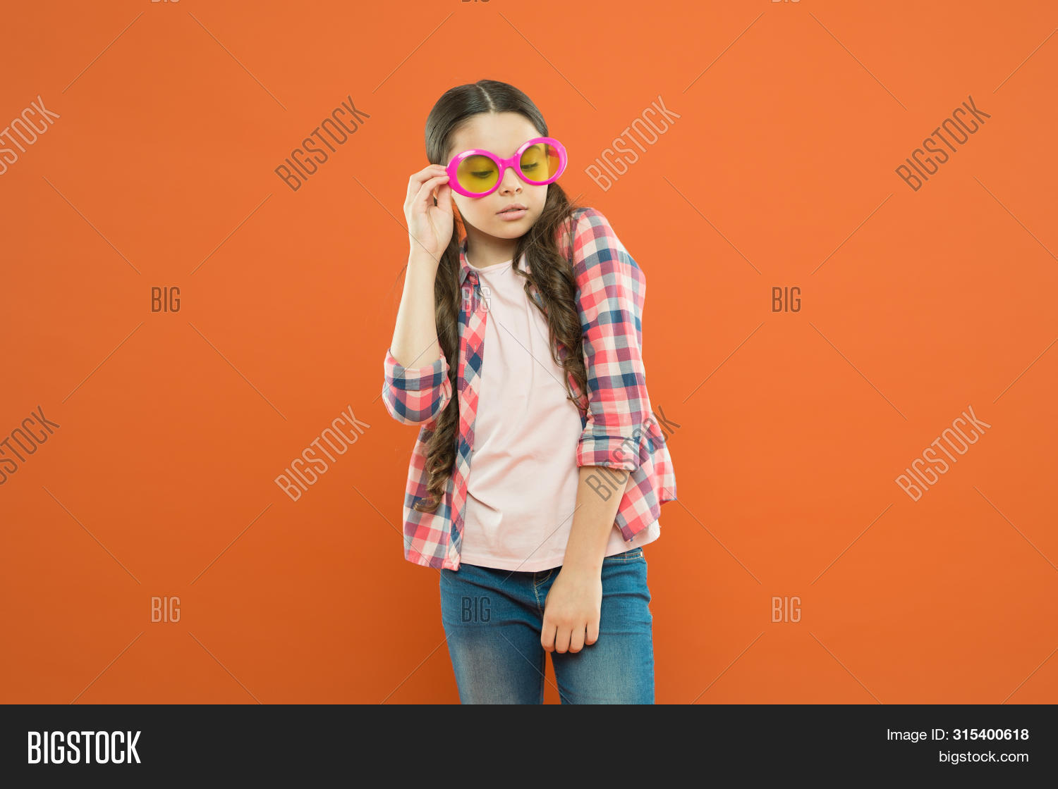 smart school girl eyeglasses