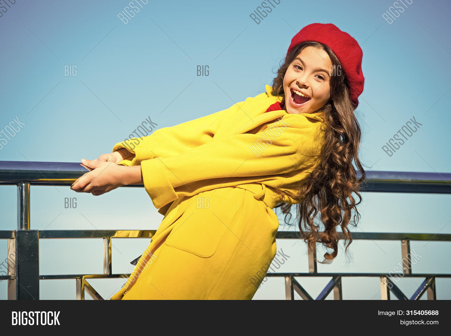 Kid Little Girl Yellow Image \u0026 Photo 