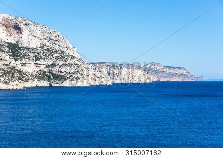 The Calanque De Morgiou, One Of The Biggest Calanques Located Between Marseille And Cassis, France