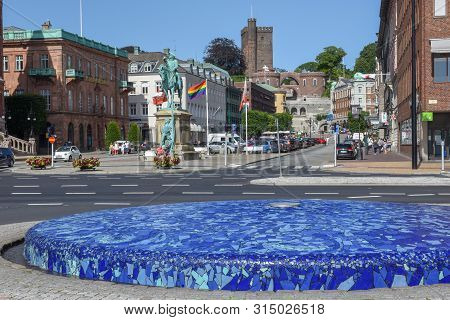 Central Square Of Helsingborg On Sweden