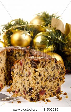 Nybakade jul fruktkaka