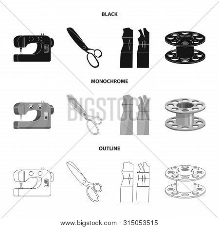 Vector Design Of Craft And Handcraft Symbol. Collection Of Craft And Industry Vector Icon For Stock.