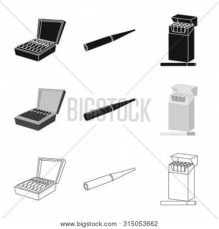 Isolated Object Of Refuse And Stop Sign. Collection Of Refuse And Habit Vector Icon For Stock.
