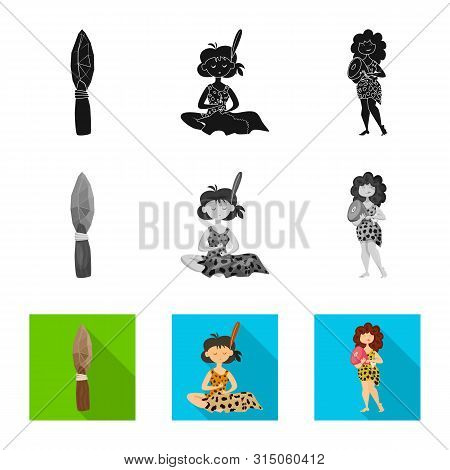 Isolated Object Of Evolution And Prehistory Symbol. Set Of Evolution And Development Vector Icon For