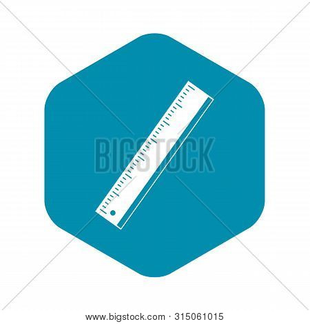 Yardstick Icon. Simple Illustration Of Yardstick Icon For Web