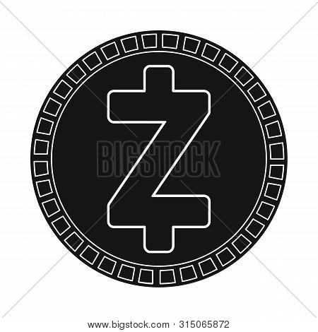 Vector Design Of Bytecoin And Virtual Symbol. Collection Of Bytecoin And Trade Stock Symbol For Web.