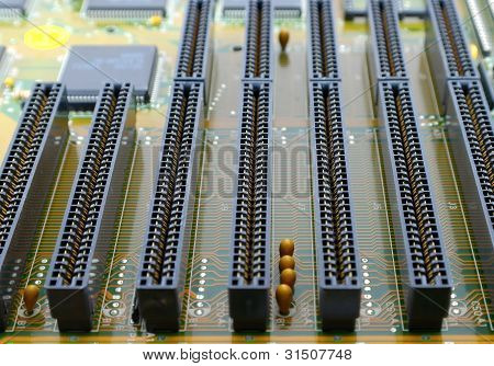 Placa-mãe antiga para Pc com Interface de unidade de Isa
