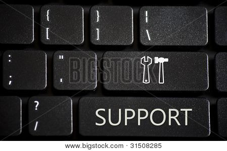 Техническая поддержка клавиатуры концепция