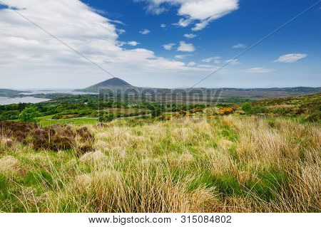 Connemara National Park, Famous For Bogs And Heaths, Watched Over By Its Cone-shaped Mountain, Diamo