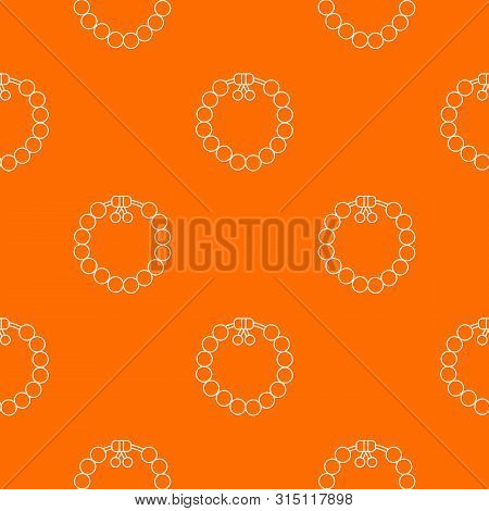 Charming Gemstone Bracelet Pattern Vector Orange For Any Web Design Best