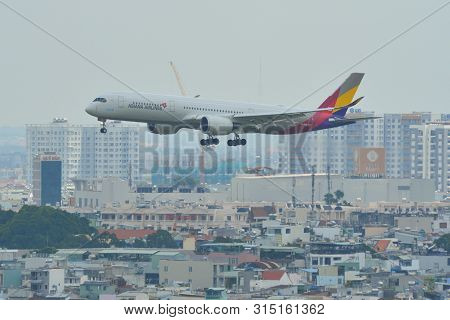 Airplane At Saigon Airport, Vietnam
