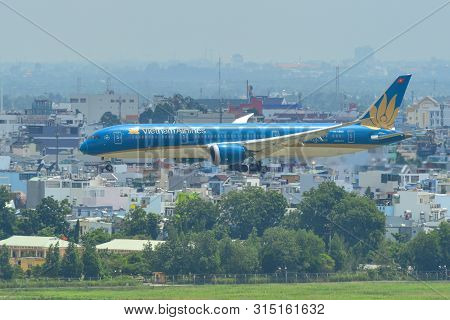 Airplane At Saigon Airport, Vietnam