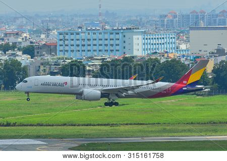 Airplane At Saigon Airport, Vietnam