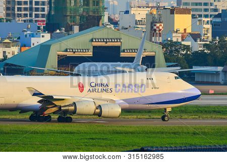 Airplane At Saigon Airport, Vietnam