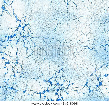 Crepitio sfondo blu