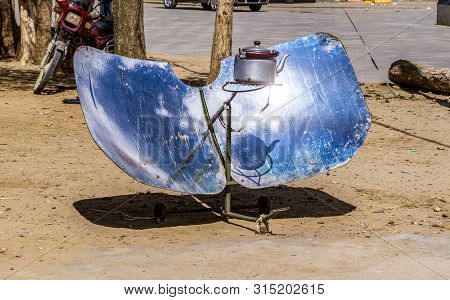 Solar Oven In Tibet: Using Solar Power To Boil A Kettle
